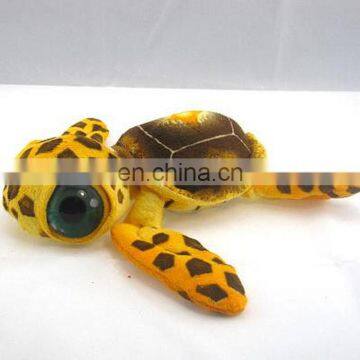 realistic big eyes turtle vivid color plush toy sea animal