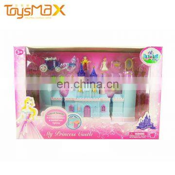 New Kids Plastic Mini Furniture Princess Castle Play House Set For Girls