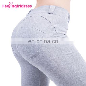 High Quality Latest Design Tight Gray Butt Lifter Leggings Women's Pants