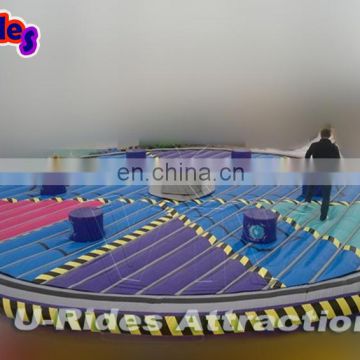 Price For Funny Mechanical Base Inflatable Bull Rodeo Ride Wipeout Games