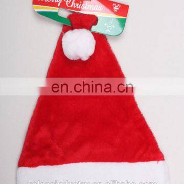 Luxury High quality Plush Santa Claus Christmas Hat Decoration