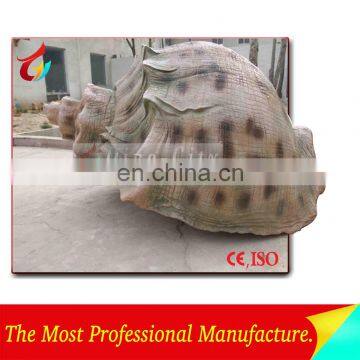 Resin Sea Snail Fiberglass Sculpture Sea Animal Statue Small