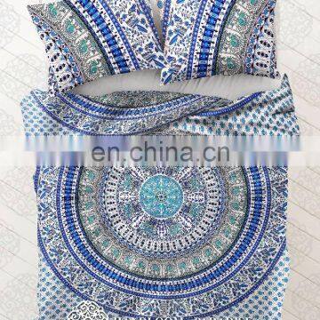 Indian Ombre Mandala Duvet Cover Ethnic Quilt Cover Doona Cover Blanket With Two Pillow Cover Art Decor