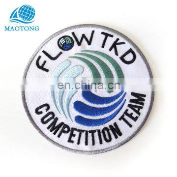 Wholesale custom high quality cheap embroidery patches emblems iron on