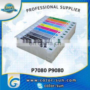 Colored compatible ink cartridge for Epson Sure Color P7080 P9080 printer