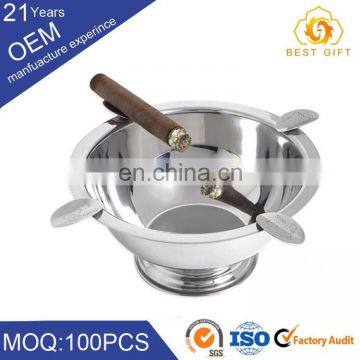 Wholesale Nice price Round Metal Ashtray, Stainless Steel Ashitray