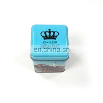 Recycle Square Children Holiday Gift Tin Boxes Packaging Elegant