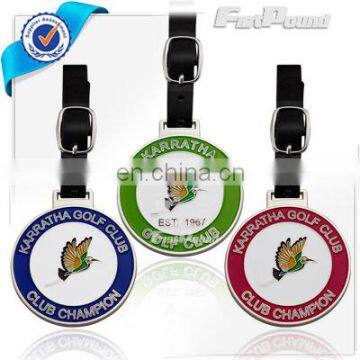 Karratha Club champion Enamel Bag Tag With Strap