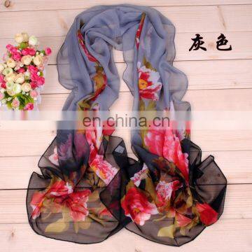 Suppliers Wholesale Cheap Fashion Design Chiffon Lady Scarf photo-6