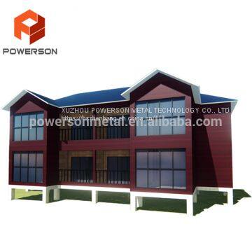 Light steel frame villa prefabricated luxury villa
