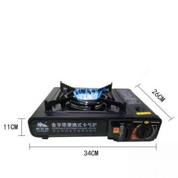 CE DOUBLE BURNERS PORTABLE GAS STOVE (MODEL NO:BDZ-268-S)