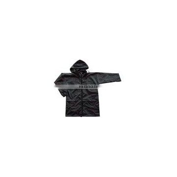 190T polyester Foldaway waterproof Nylon Rain Jacket nylon windbreaker waterproof