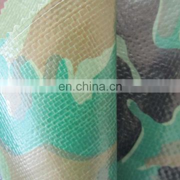 camouflage pe tarpaulin with eyelets for tent or cover