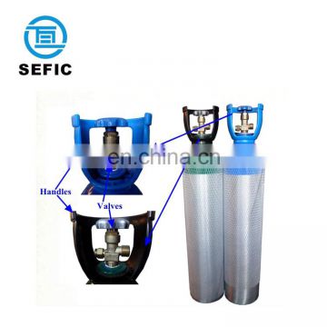 SEFIC Brand O2/N2O Gas Aluminium Cylinder with regulator