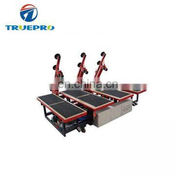 Manual glass cutting table with loading breaking function