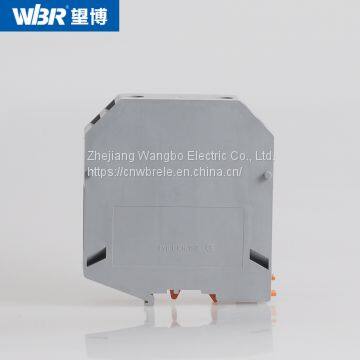 High current terminal DIN rail terminal block UKH150
