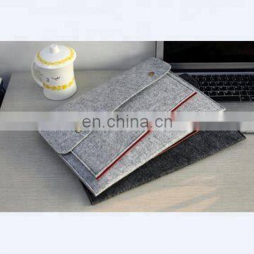 Chinese high quality polyester felt computer laptop sleeve case bag