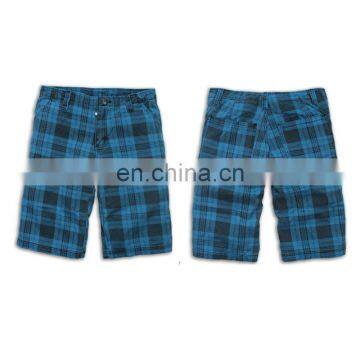 DiZNEW Fashion Cheap Cargo Summer Mens Short Pants Board Summer Shorts 100% Cotton Mens' Checkered Shorts photo-3