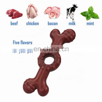 milk/beef/mint/bacon/chicken smell bone toy for dog chew durable and non-toxic dog toys