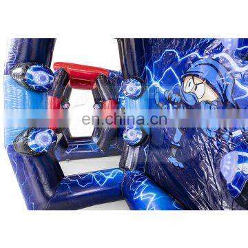 Inflatable 4 Player Interactive Adult Game Ips Ninja Battle Nerf Rival Arena