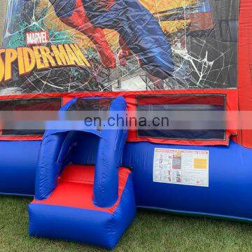 Spider Man Bounce House Bouncy Castle Commercial Kids Jumping Spiderman Bouncer For Sale