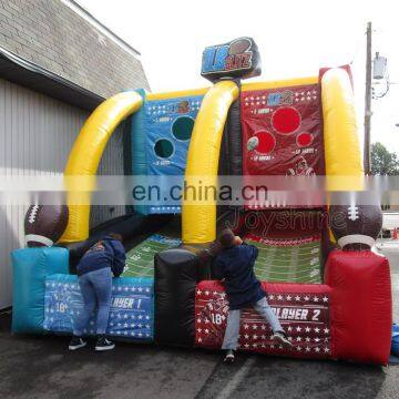 Outdoor Inflatable Fun Games Sports Quarterback Blitz Inflatable Football Toss Game photo-3