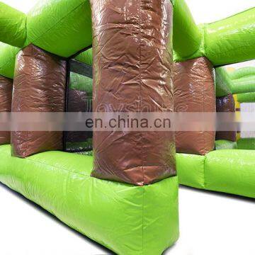 Inflatable Jungle Maze Tunnel Obstacle Laser Tag Playground For Sale