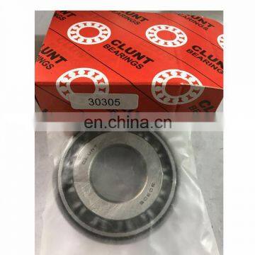 clunt brand taper roller bearing 31305 bearing