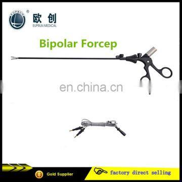 Laparoscopic Surgical Instruments Forceps Curved Bipolar Forceps photo-4