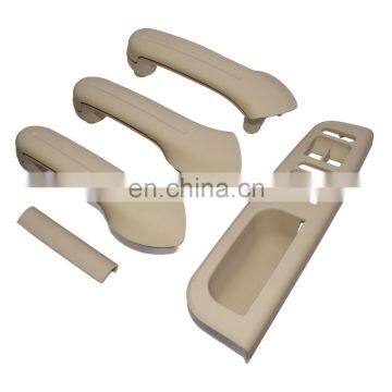 For VW Golf MK4 Beige Interior Door Grab Handle Cover Switch Bezel Trim 5pcs