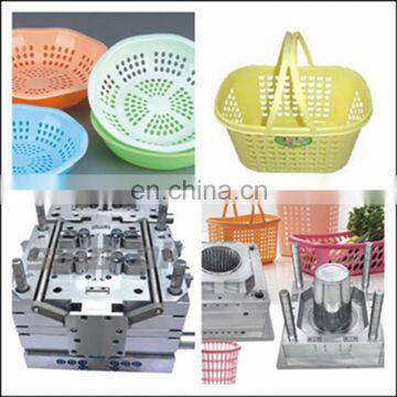 Basket Spare Parts Plastic Injection Moulding / Plastic Cloth Laundry Basket Home Furniture Mould / Plastic High Strength Square photo-5