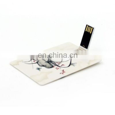 Christmas gifts Custom Logo Promotional thin blank visa Business Credit Card usb flash drive