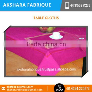 Hot Selling Luxurious Designed Cotton Table Cloth at Wholesale Rate