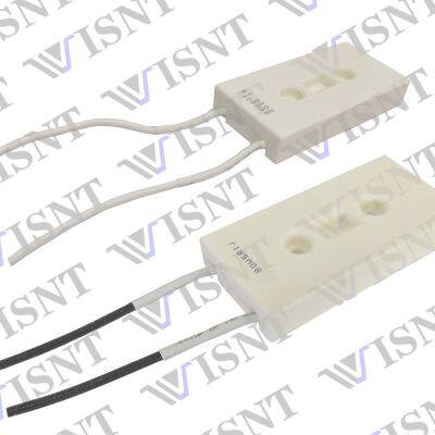 Vertical style 80W cement fixed power resistor for VFD braking