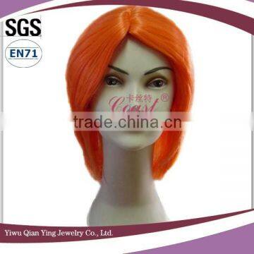 Cheap Wholesale Short Halloween Party Two Tone Synthetic Wig on Sale photo-2