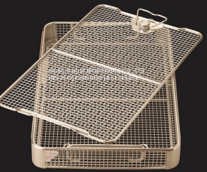 Screen baskets made of perforated plate Instrument baskets Side Perforated