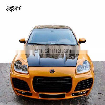 High quality TH style body kit for Porsche cayenne 955 front bumper rear bumper hood for porsche cayenne 955 facelift