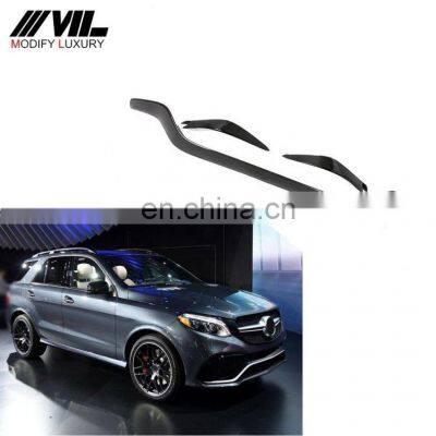 GLE Class Carbon Fiber Front Bumper Canard Vents for Mercedes-Benz GLE63 AMG 4-Door 15-18