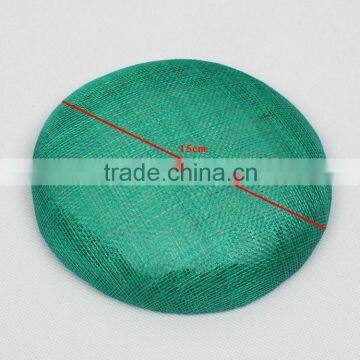 Gree Round Sinamay Hat Fascinator Base Cheap photo-2