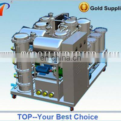 Waste motor oil filtration system recycling kinds of engine oil used in ships,cars and other vehicles,discoloration