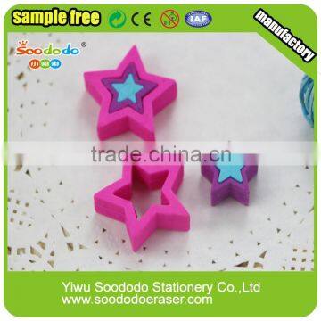 Layered Pretty Star Shape Erasers photo-3