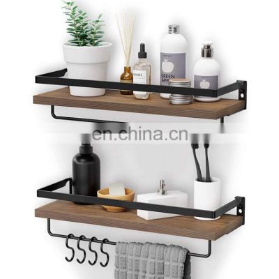 Floating shelves wall mounted storage shelves for kitchen or bathroom