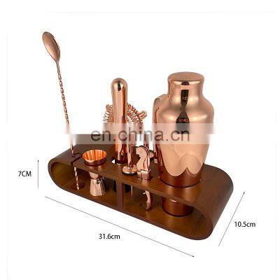 Best Reasonable Price Tools Logo Branded Bar Mixer Bartender Kit Cocktail Shaker Set photo-5