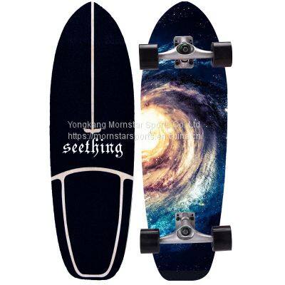 Surf Skate CX4 Maple Wooden Land Carver Land Surf Skateboard photo-3
