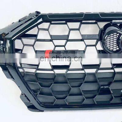 Grill for Audi Q3 SQ3 Honeycomb Grill for Audi Q3 SQ3 Car Accessories Front Grill for Audi Q3 SQ3 RSQ3 2020 2021 2022 photo-5