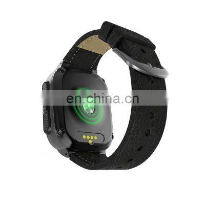 2022 Amazon Elderly Gps Tracker Body Temperature Thermometer Fall Down Detection Smartwatches for Elderly photo-2