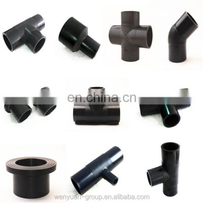 PE100  Black Water Supply Pipe Fittings In  Cambodia