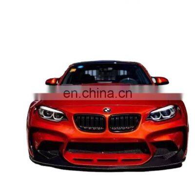 Runde New Arrival For Bmw 2 Series M2 Upgrade Imp Style Half Carbon Wide Body Kit Front Bumper Hood Rear Bumper Fender Spoiler