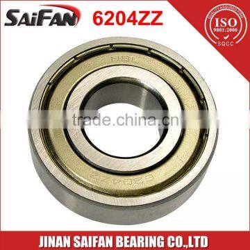 Textile Machine Bearing 6204 Deep Groove Ball Bearing 6204 zz