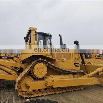 Second hand CAT dozers , CAT bulldozer d7h with ripper , High quality CAT d7h dozer